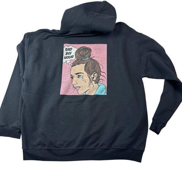 Emma Sad Boi Hoodie - Size Large (No String) - Picture 1 of 5
